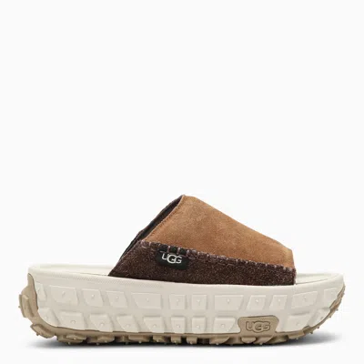 UGG BROWN SUEDE VENTURE DAZE SLIPPER