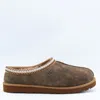 Ugg Brown Tasman Leather Flats In Brown