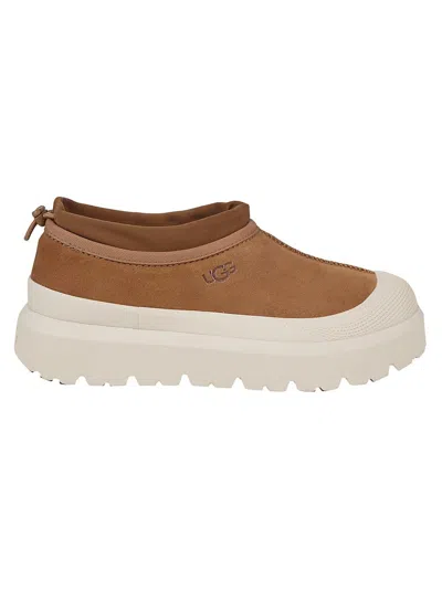 UGG BROWN TASMAN RUBBER/SHEEPSKIN BLEND BOOTS