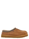 Ugg Tasman Mens Suede Slip On Sheepskin Slippers In Brown