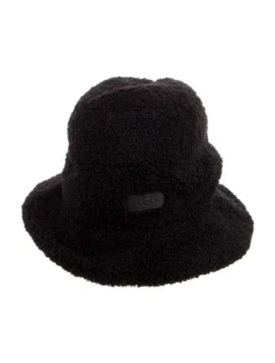 Pre-owned Ugg Bucket Hat In Black