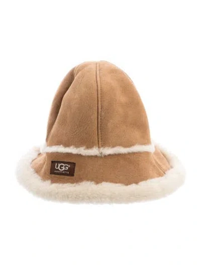 Pre-owned Ugg Bucket Hat In Brown