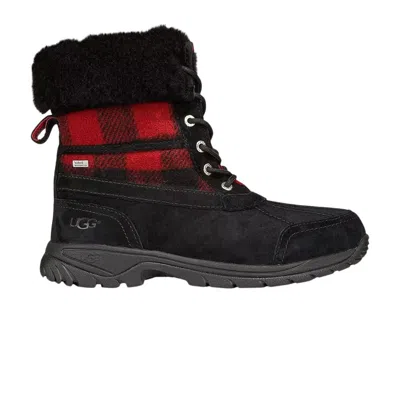 Pre-owned Ugg Butte Boot 'redwood Plaid' | Black | Men's Size 12