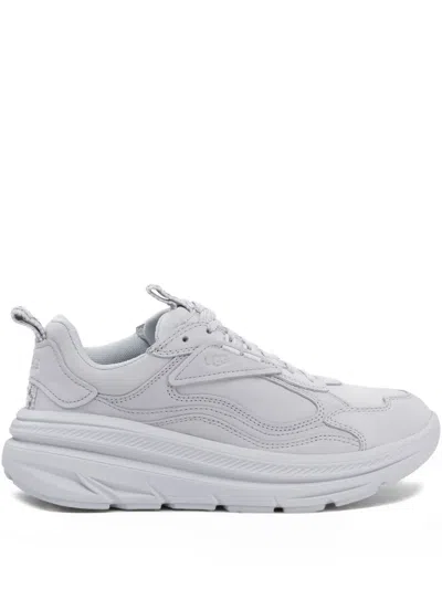 Ugg Ca1 Leather Platform Sneakers In White