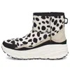 Ugg Ca805 Classic Dalmatian Fleece Lined Black White