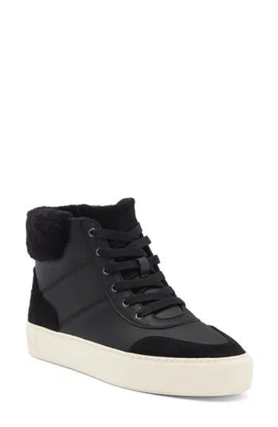 Ugg ® Cakewalk Plush™ High Top Sneaker In Black
