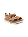Ugg Calf Suede Slingback Sandals In Brown