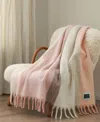 Ugg Calyx Stripe Faux Mohair Throw, 50" X 70" In Pansy