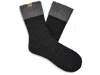 Ugg ® Men's Camdyn Cozy Sock Polyester Blend In Tar/charcoal In Black