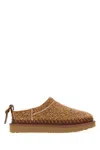 Ugg Camel Suede Classic Micro Biarritz Slippers In Brown