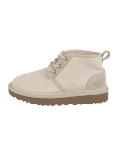Pre-owned Ugg Canvas Sneakers In Neutral