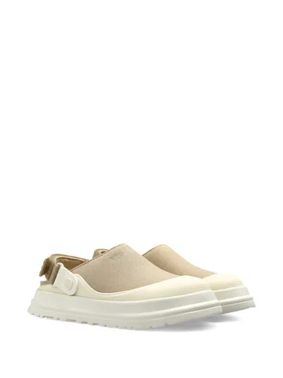 Ugg Canvas Strap Clogs In Neutral