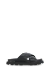 Ugg Capitelle Crossband Slide Sandal In Black