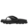 Ugg Capitola Flip Mens Solid Leather Flip-flops In Black