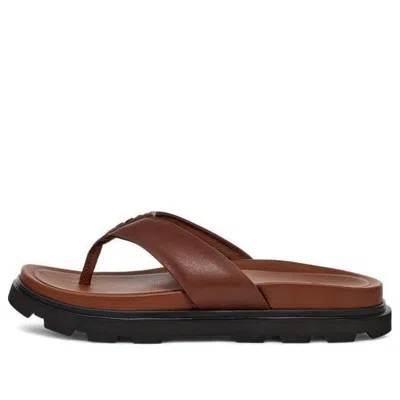 Ugg Capitola Flip Sandal 'cognac' In Brown
