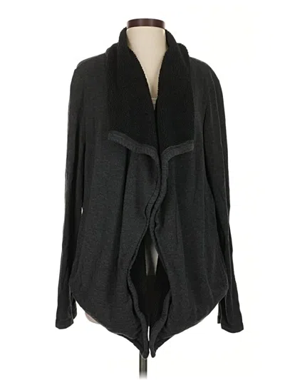 Pre-owned Ugg Cardigan Sweater In Black