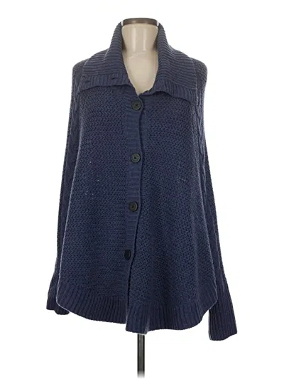 Pre-owned Ugg Cardigan Sweater In Blue