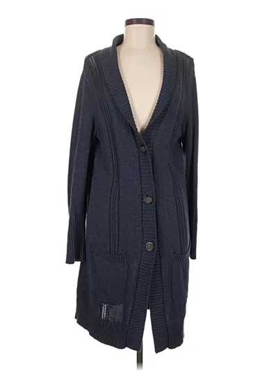 Pre-owned Ugg Cardigan Sweater In Blue