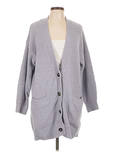 Pre-owned Ugg Cardigan Sweater In Gray