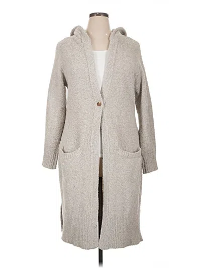 Pre-owned Ugg Cardigan Sweater In Gray