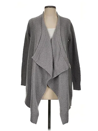 Pre-owned Ugg Cardigan Sweater In Gray