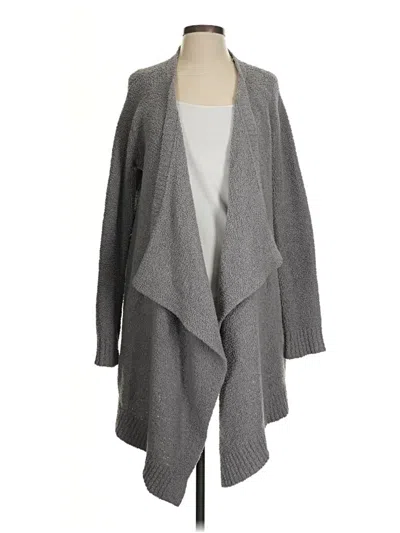 Pre-owned Ugg Cardigan Sweater In Gray