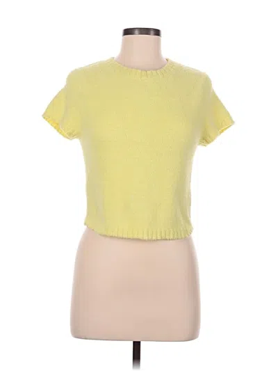 Pre-owned Ugg Cardigan Sweater In Yellow