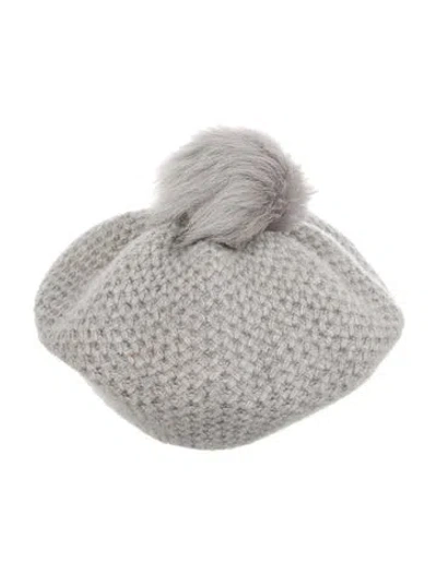 Pre-owned Ugg Cashmere Beanie In Gray