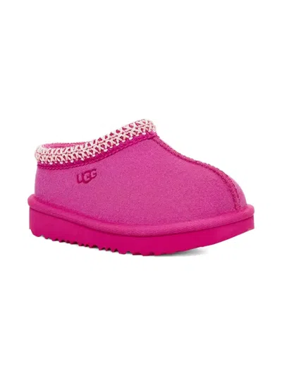 Ugg Kids' Chain-embellished Tasman Slippers In Pink