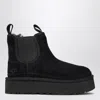 Ugg Chelsea Boots With Black Platform In Black