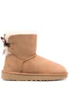 Ugg Chestnut Mini Bailey Bow Ii Ankle Boots In Brown