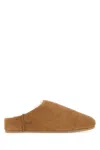 Ugg Chestnut Brown Suede Leather Elea Slip-on Slippers In Brown