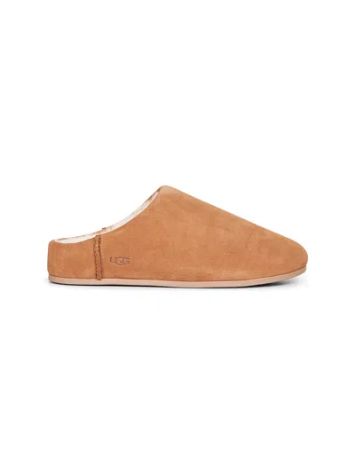 UGG CHESTNUT ELEA SLIP-ON MULES