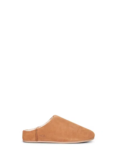 Ugg Chestnut Elea Slip-on Mules In Brown