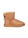 Ugg Chestnut Mini Bailey Bow Ii Ankle Boots In Brown