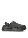 Ugg Peakmod Clogs With Textured Sole And Ventilation In Green