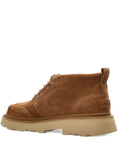 Ugg Chukka Lug Suede Lace-up Desert Boots In Brown
