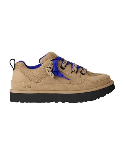 Ugg Chunky Lace-up Low-top Sneakers In Brown