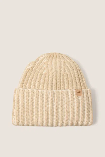 Ugg Chunky Plaited Beanie In White