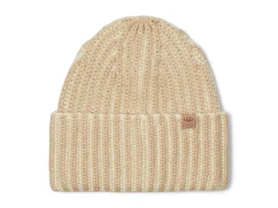 UGG CHUNKY PLAITED BEANIE FINDINGS CREAM MULTI: ONE SIZE