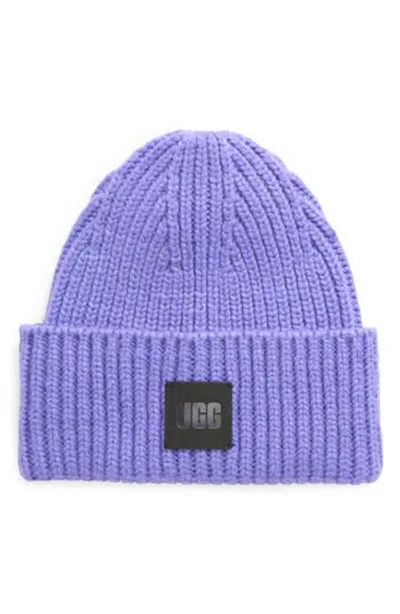 Ugg ® Chunky Ribbed Beanie In Purple