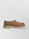 Ugg Chunky Sole Round Toe Slippers With Stitch Detailing