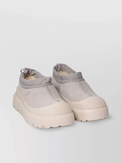 Ugg Chunky Sole Slip-on Sneakers In Gray
