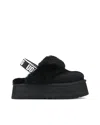 Ugg Sling-back Slipper Shoes In Black
