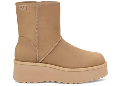 Pre-owned Ugg Cityfunc Mid Boot (women's) Sneakers In Mustard Seed