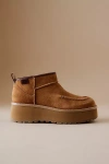 Ugg Ankle Boots High-heeled Platform Sole In Brown