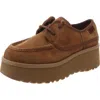 Ugg Cityfunc Womens Lace-up Suede Oxfords In Pink