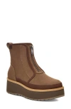 Ugg ® Cityfunc Zip Platform Bootie In Hickory