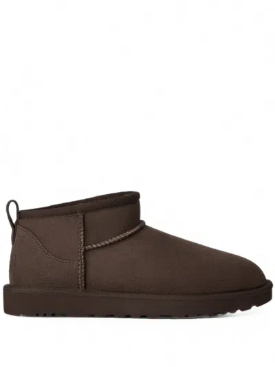 Ugg Clasic Ultra Mini Boots Woman Dust Cocoa In Animal Print