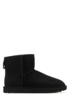 Ugg Classic Ultra Mini Suede Boots For Woman In Black